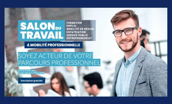 Vignette du salon du travail et de la mobilité professionnelle à Paris 2024