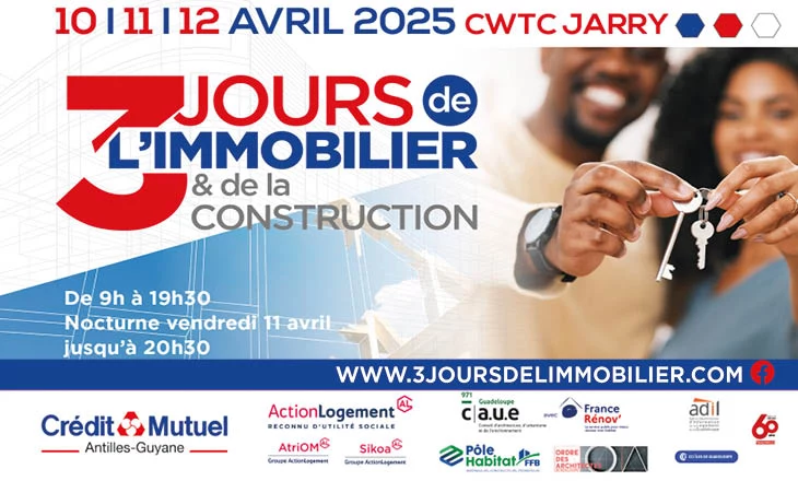Vignette de salon 3 jours de l'immobilier 2025 à Jarry en Guadeloupe