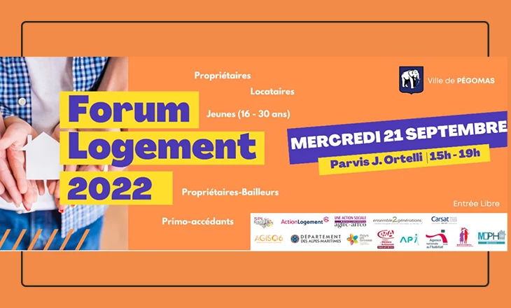 Vignette du forum logement à Pégomas 2022