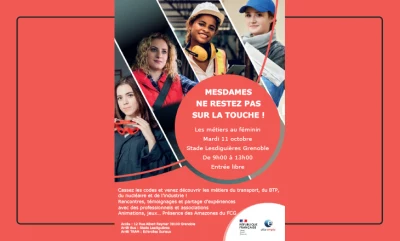Vignette Semaine nationale du BTP « Mesdames, ne restez pas sur la touche » 2022