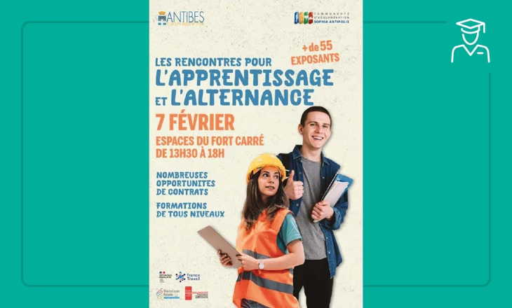 vignette des rencontres de l'apprentissage et de l'alternance à Antibes 2025